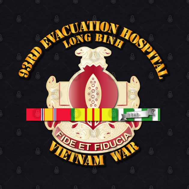 93rd Evacuation Hospital - Vietnam War w SVC Ribbons by twix123844